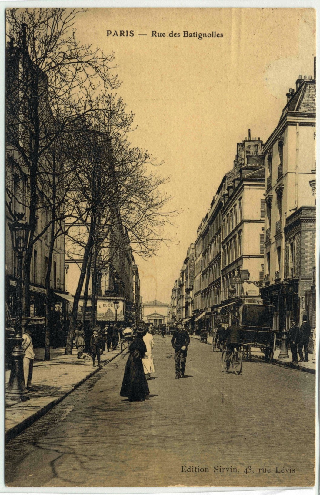 Paris XVII Rue des Batignolles