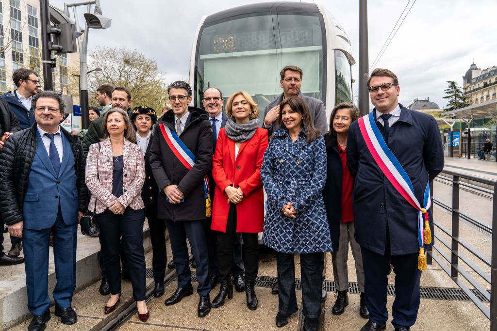 Tramway T3 de la porte d'Asnires  la porte Dauphine.