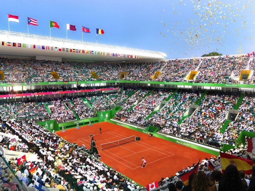 Tennis  Roland-Garros aux JO Paris 2024