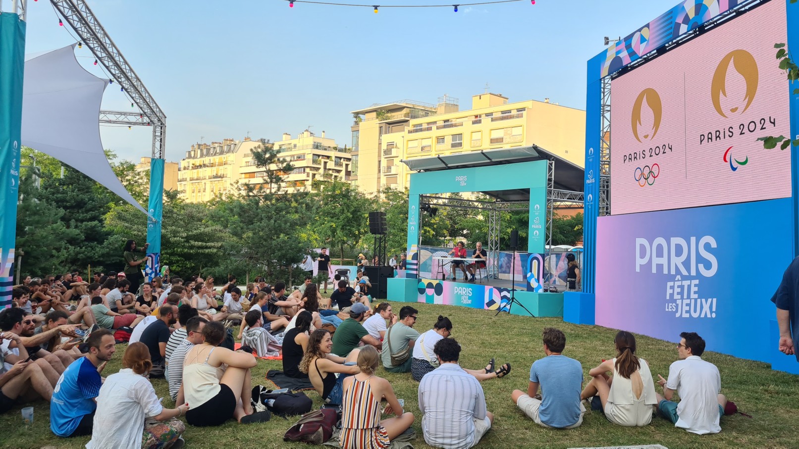 La fan zone Paris 2024