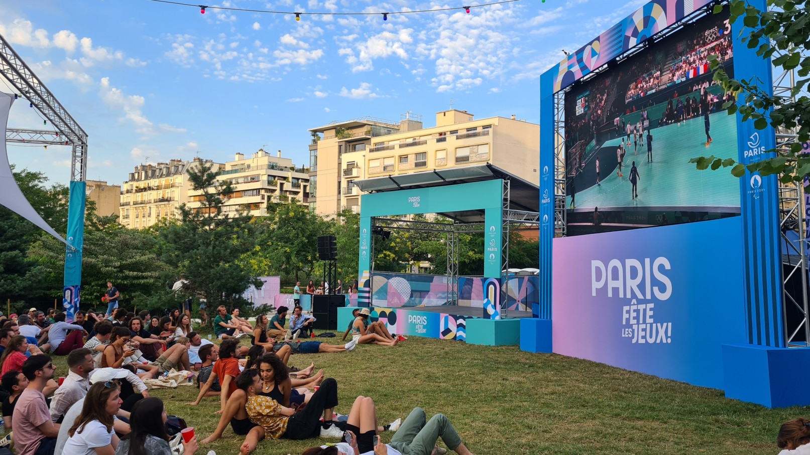 La fan zone Paris 2024