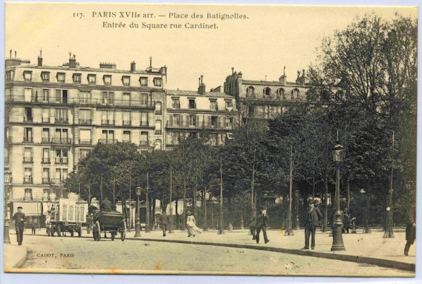 Paris   e Place des Batignolles square Rue Cardinet