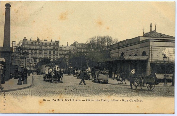Paris   e Gare des Batignolles Rue Cardinet