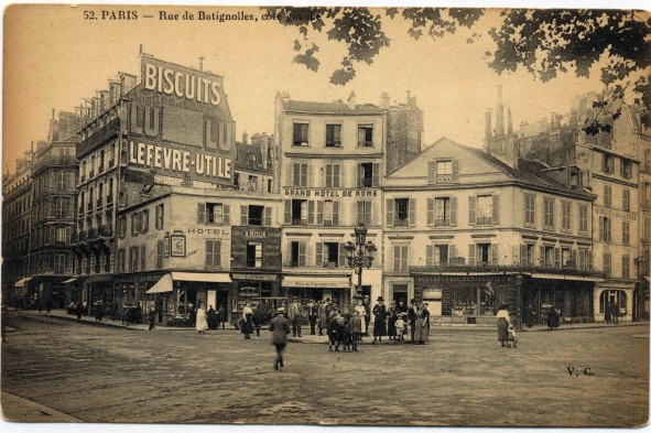 Paris Rue des Batignolles cote gauche