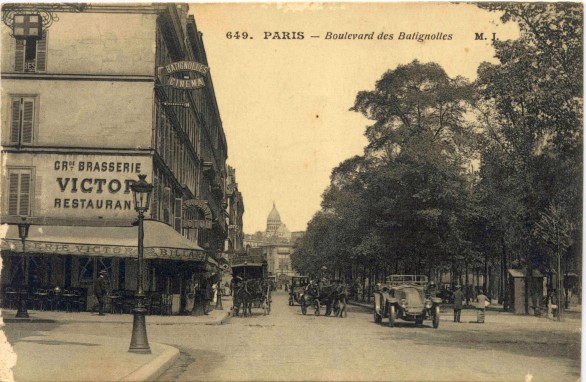Paris Boulevard des Batignolles