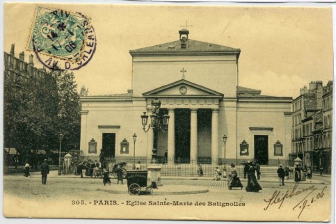 Paris Eglise Sainte Marie des Batignolles