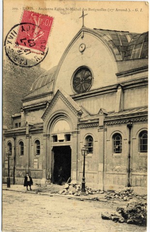 Paris XVII Ancienne Eglise Saint Michel Batignolles
