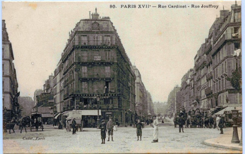 La rue Cardinet autour de l'année 1905