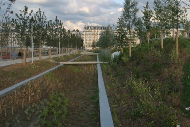 Ouverture du parc Clichy-Batignolles en juillet 2007