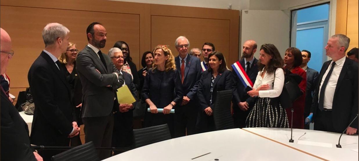 Inauguration officielle du Tribunal de Paris