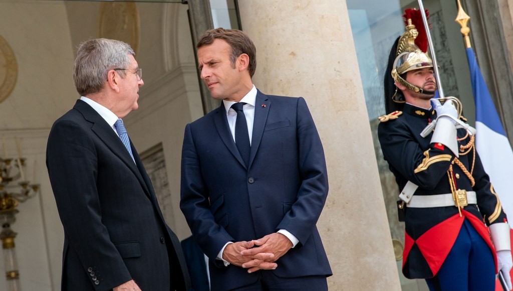 Thomas Bach et Emmanuel Macron