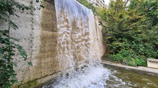 La cascade du parc MLK.