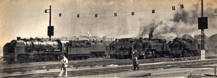Le depôt de Batignolles en octobre 1951