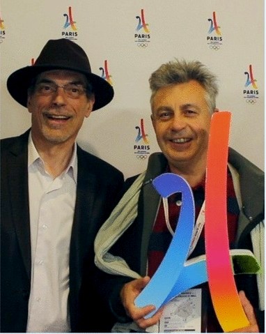 Guy Matteotti et Didier Favre soutiennent les JO 2024 à Paris